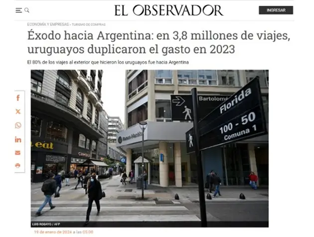 Noticia de la argentina regalada para uruguayos. Imagen de artículo Motosierra y “Likuadora