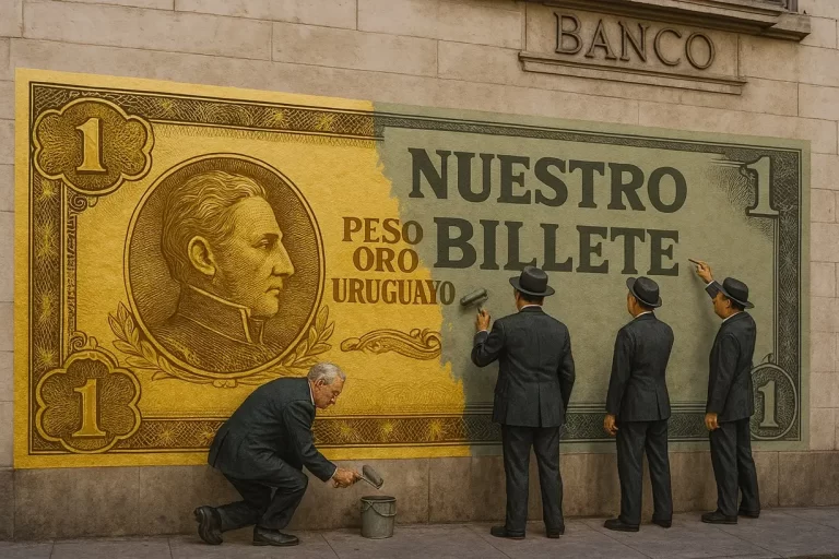 Peso oro Uruguayo y la Suiza de América